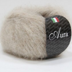 Aura (Seam) 806 светло бежевый, пряжа 25г