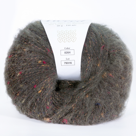Tweed (Infinity) 8264 зеленый, пряжа 50г
