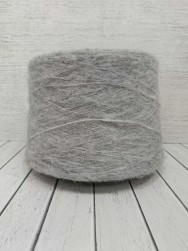 KidMohair (Filati) 1081 серый, пряжа бобинная итальянская 1г