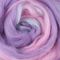 420 меланж21, шерсть для валяния Камтекс полутонкая, 50г