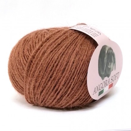 Angora Soft (Kutnor) 0149 коричневый, пряжа 25г