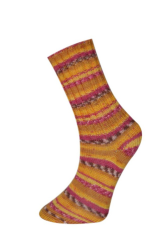 Socks Bamboo (Himalaya) 120-01 желтый принт, пряжа 100г