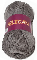 Pelican (Vita) 4011 серый, пряжа 50г