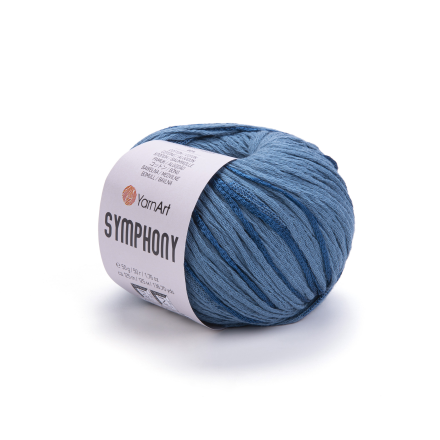 Symphony (Yarnart) 2109 тёмный джинс, пряжа 50г