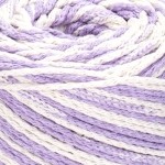 Macrame Cotton Jazzy (Yarnart) 1226 суровый-астра, пряжа 250г