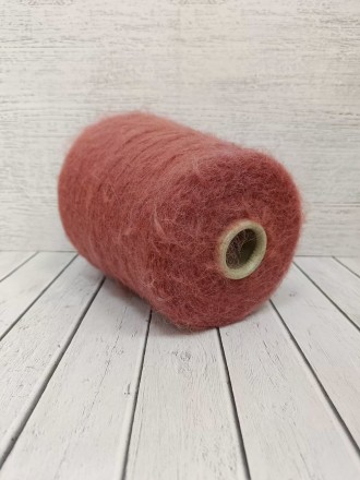 KidMohair (Filati) 1136 брусника, пряжа бобинная итальянская 1г