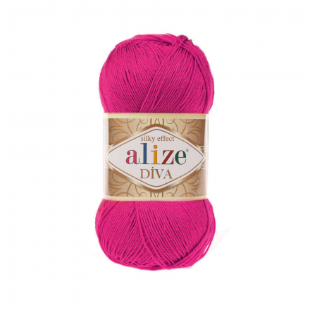 Diva (Alize) 149 малиновый, пряжа 100г