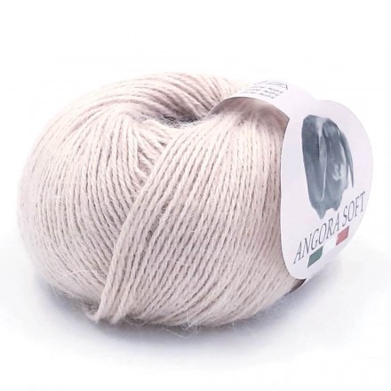 Angora Soft (Kutnor) 0174 бледно розовый, пряжа 25г