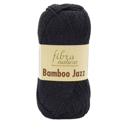 Bamboo Jazz (Fibra Natura) 212 черный, пряжа 50г