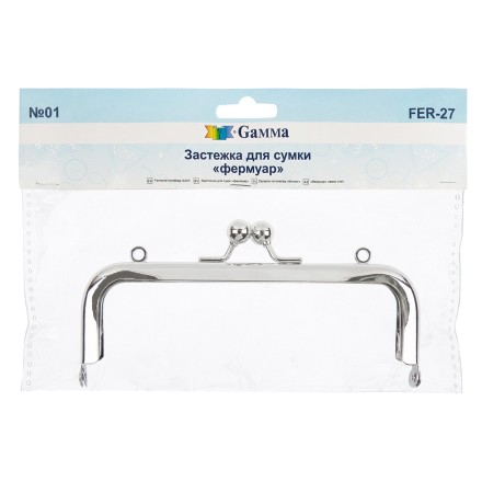 FER-27 под серебро, фермуар, 15х7,5 см