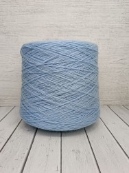 Bravo (Zegna Baruffa) Blue, пряжа бобинная итальянская 1г