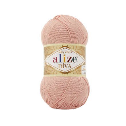 Diva (Alize) 363 св.розовый, пряжа 100г