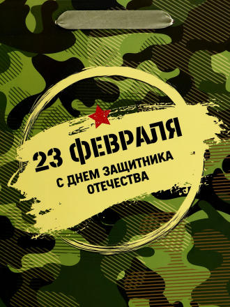 10688595 &quot;С праздником!&quot; пакет подарочный 23х27х11,5 см