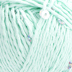 Cotton Gold Paillettes (Yarnart) 7112 мята, пряжа 50г