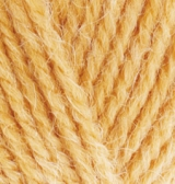 Alpaca royal New (Alize) 423 желтый, пряжа 100г