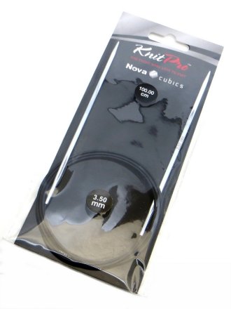12215 Nova Cubics KnitPro спицы круговые 3,5 мм 100 см
