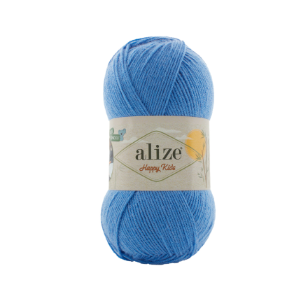 Happy Kids (Alize) 237 голубой, пряжа 100г