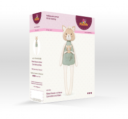 MD-0368 &quot;Мама Кошка и котенок&quot; набор для изготовления игрушки