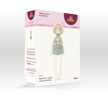 MD-0368 &quot;Мама Кошка и котенок&quot; набор для изготовления игрушки