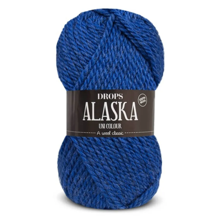 Alaska (Drops) 15 синий, пряжа 50г