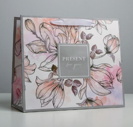 4725100 &quot;Present for you&quot; подарочный пакет 27х23х11,5 см