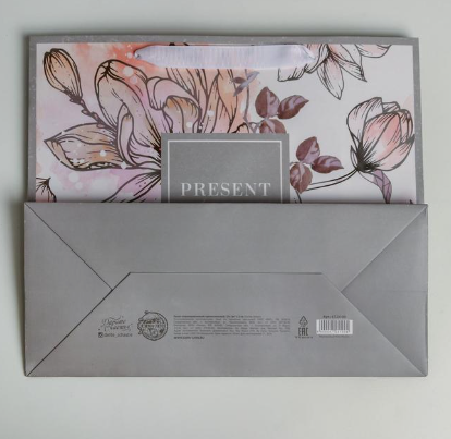 4725100 &quot;Present for you&quot; подарочный пакет 27х23х11,5 см