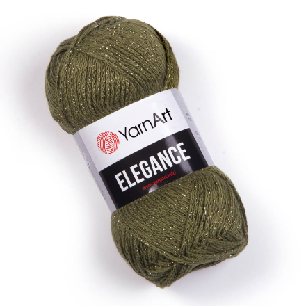 Elegance (Yarnart) 113 хаки, пряжа 50г