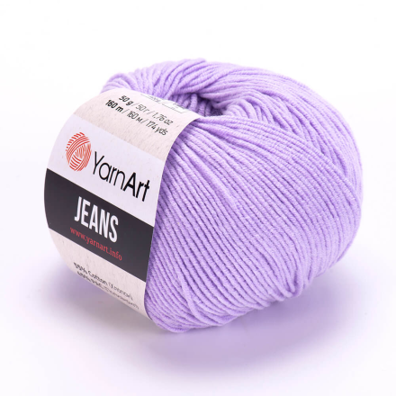 Jeans (Yarnart) 89 лаванда, пряжа 50г