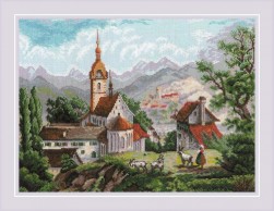 1701 &quot;Монастырь Шоненверт&quot; набор для вышивки крестом