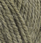Alpaca royal New (Alize) 577 зеленый меланж, пряжа 100г