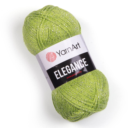 Elegance (Yarnart) 114 зеленое яблоко, пряжа 50г