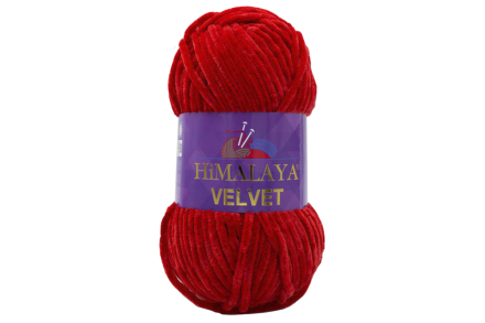 Velvet (Himalaya) 90052 т.красный, пряжа 100г