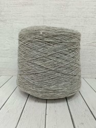 Ade (Lanerossi) 29551 серый меланж, пряжа бобинная итальянская 1г
