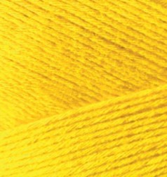 Bamboo Fine (Alize) 216 Sarı, пряжа 100г