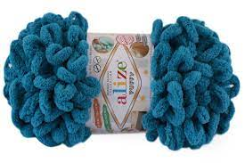 Puffy (Alize) 294 петроль, пряжа 100г