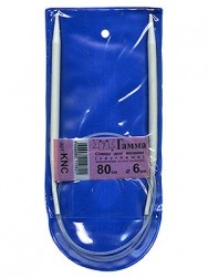 KNC №6 спицы круговые, длина лески 80 см