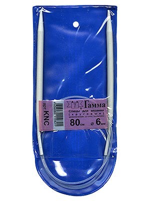 KNC №6 спицы круговые, длина лески 80 см