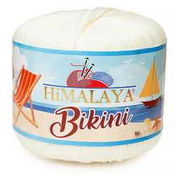 Bikini (Himalaya) 80614 молочный, пряжа 50г