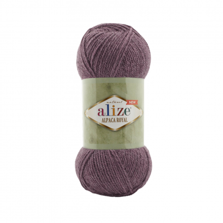 Alpaca royal New (Alize) 618 сухая роза, пряжа 100г