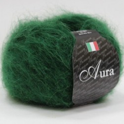 Aura (Seam) 819 зеленый, пряжа 25г