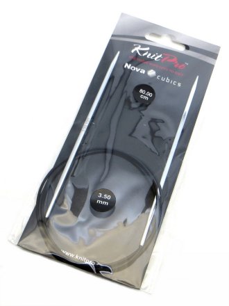 12195 Nova Cubics KnitPro спицы круговые 3.5 мм 80 см