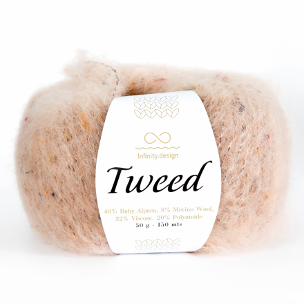Tweed (Infinity) 3522 пудра, пряжа 50г