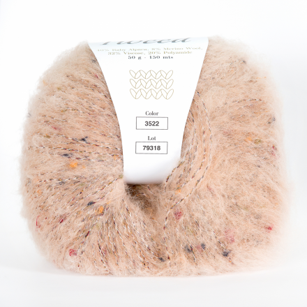 Tweed (Infinity) 3522 пудра, пряжа 50г