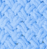 Puffy (Alize) 342 голубой, пряжа 100г