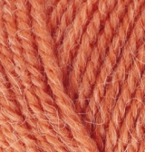 Alpaca royal New (Alize) 692 оранжевый, пряжа 100г