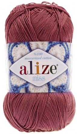 Miss (Alize) 468 марсала, пряжа 50г