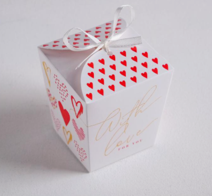 4527030 &quot;With love&quot; бонбоньерка 7,5х8х7,5 см