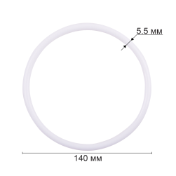 RKP-014 кольцо для макраме из пластика 14см