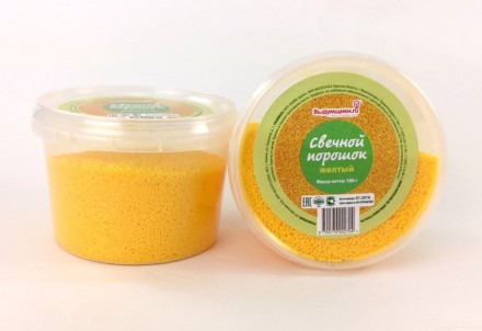 Жёлтый свечной порошок, 100 гр.