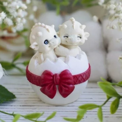 Дракончики в яйце, формочка для мыла силиконовая